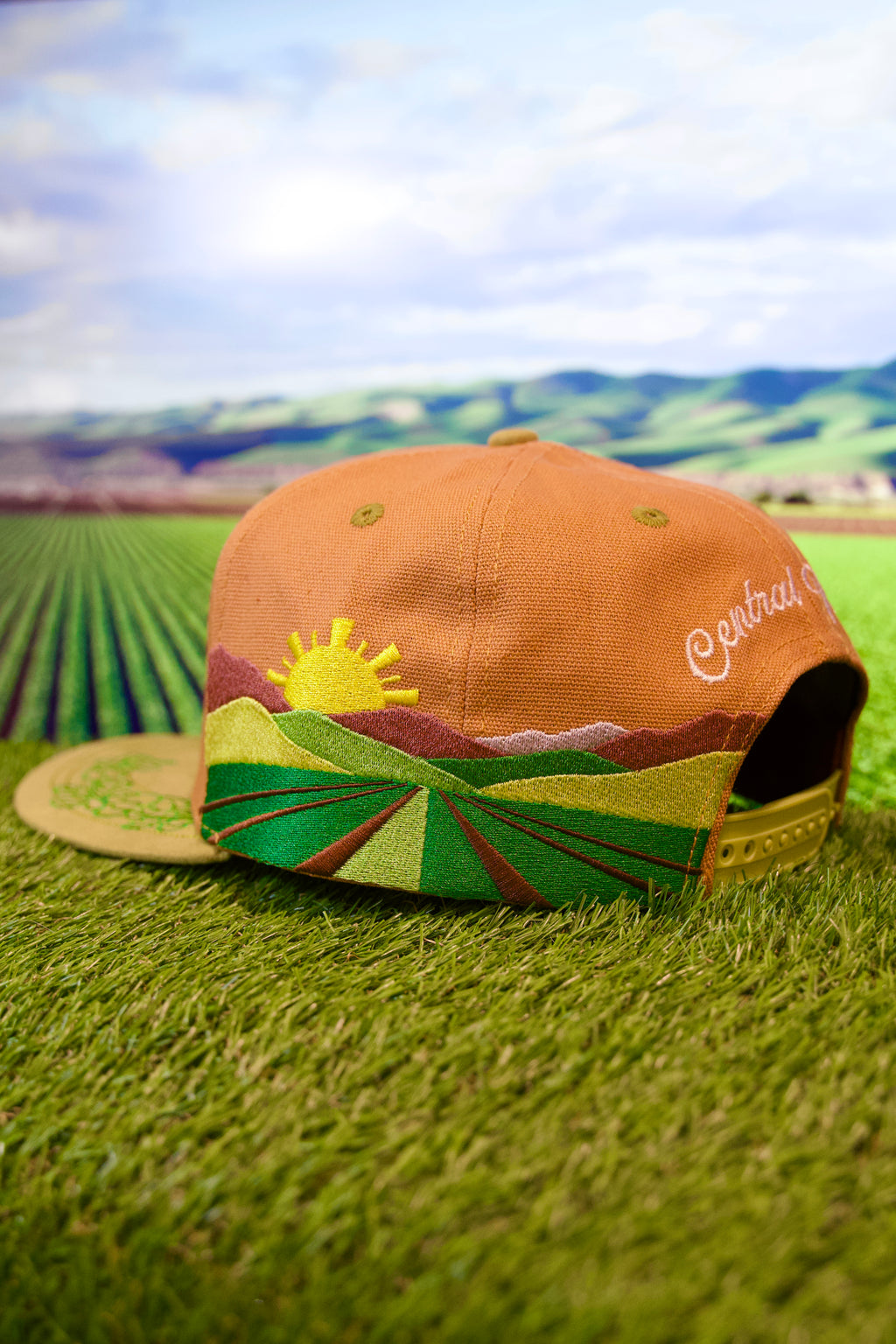 Central Valley: The Heart of CA Snapback (Brown/Green)