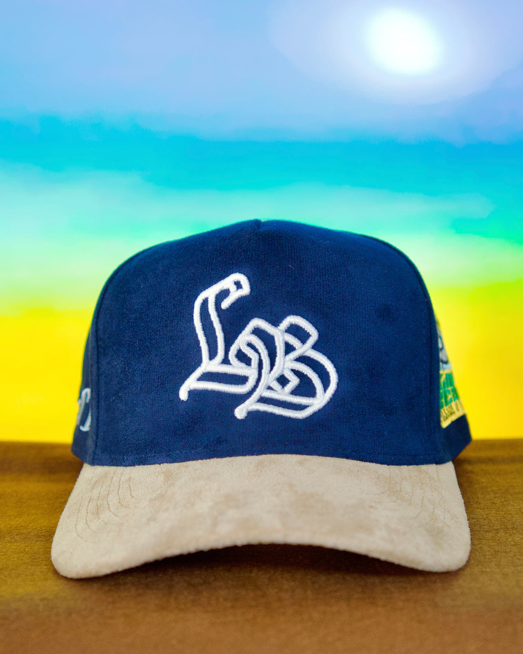 Long Beach: World Famous SnapBack (Navy/Tan)