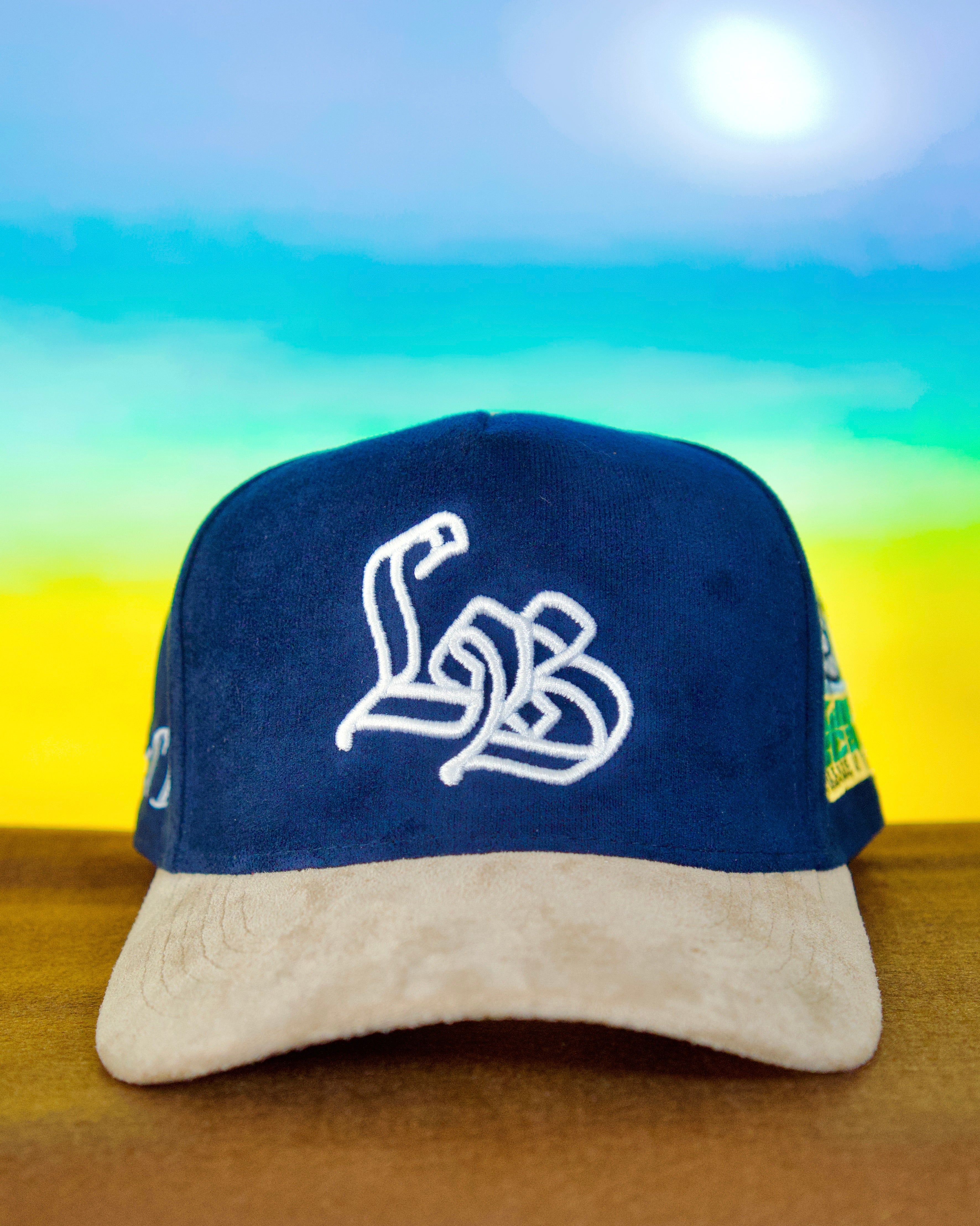 Long Beach: World Famous SnapBack (Navy/Tan)