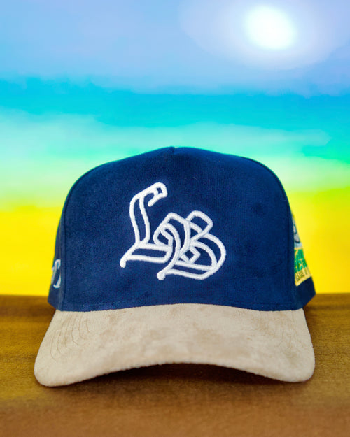 Long Beach: World Famous SnapBack (Navy/Tan)