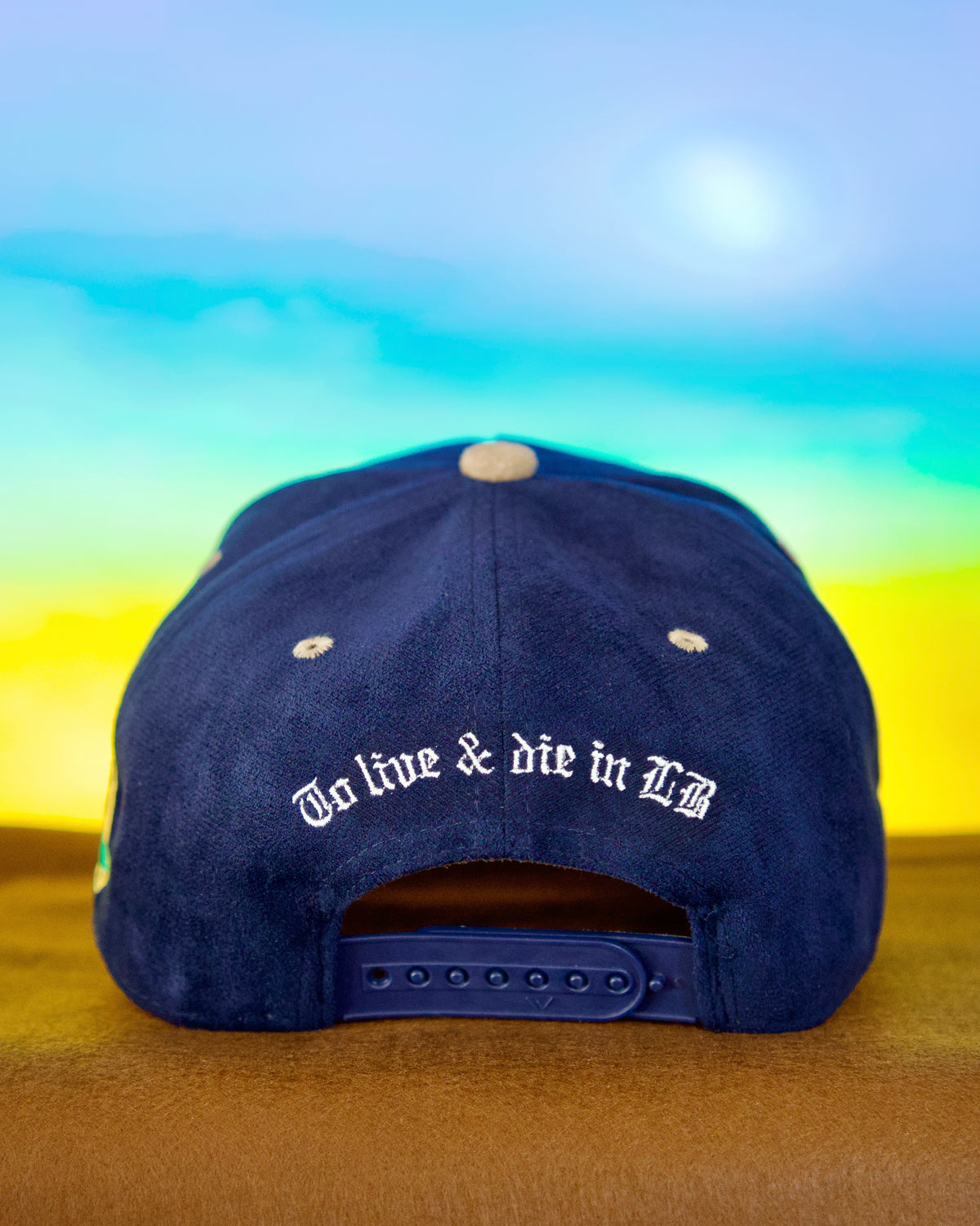 Long Beach: World Famous SnapBack (Navy/Tan)