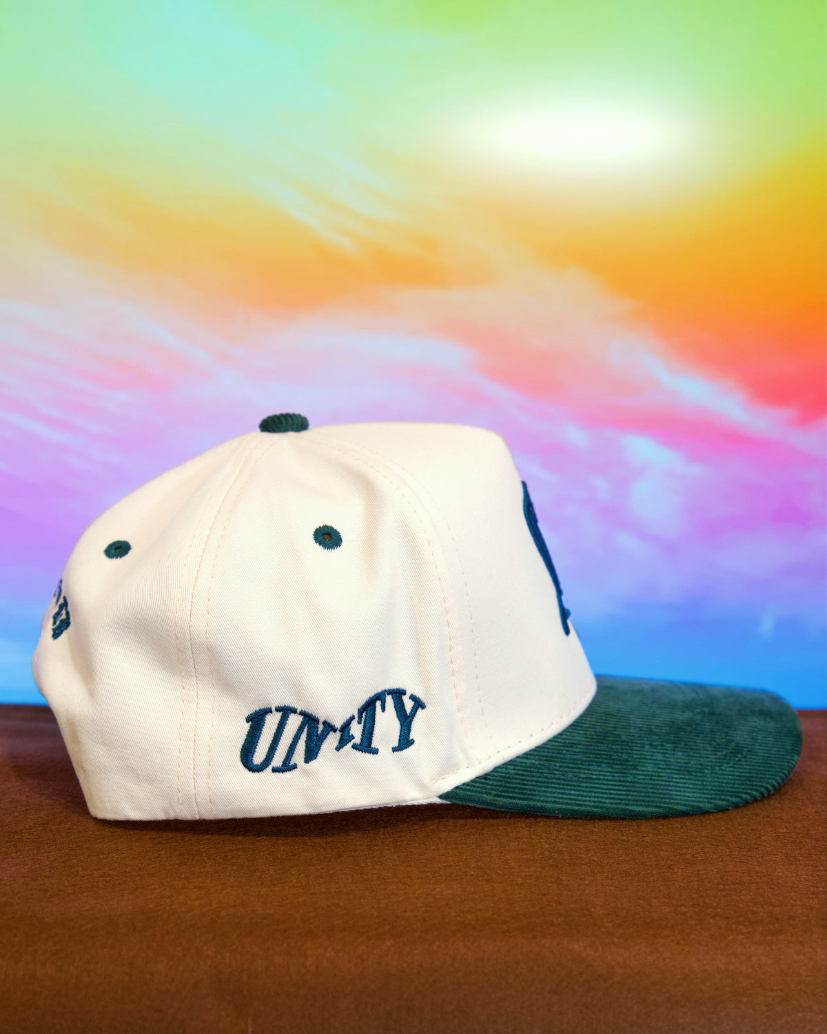 Long Beach: World Famous SnapBack (Cream/Green)